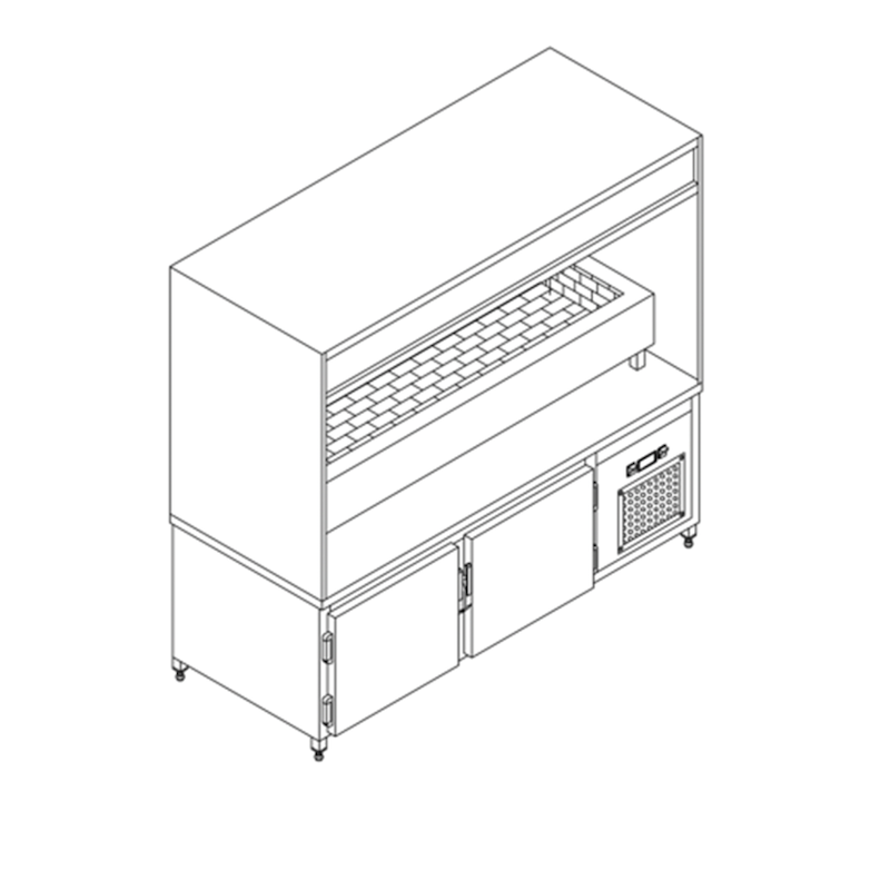 CHARCOAL BARBECUE UNIT 